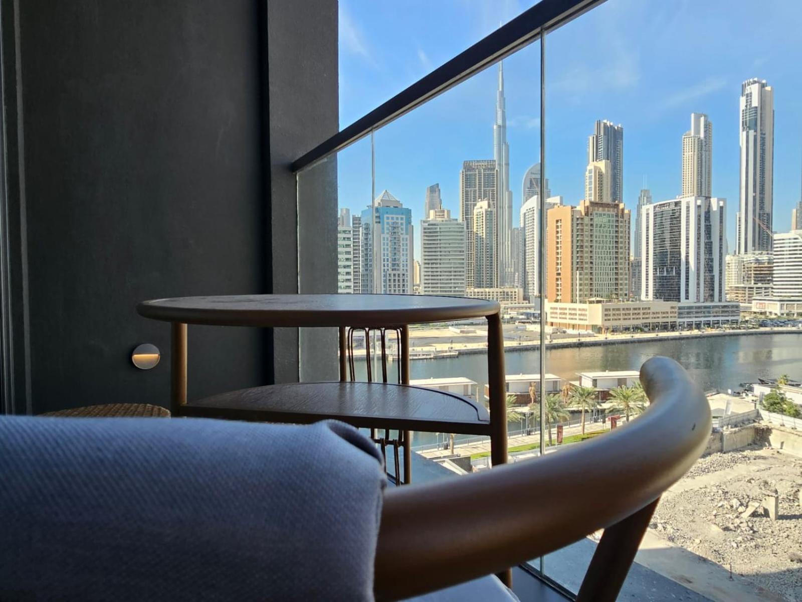 Amazing Burj View And Yachts View With Full Burj Khalifa View From Pool Dubai